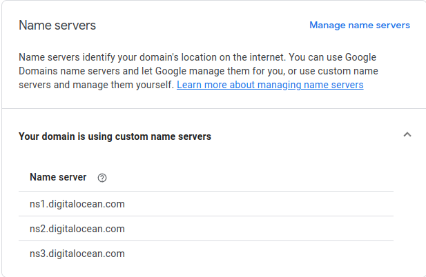 Name Servers